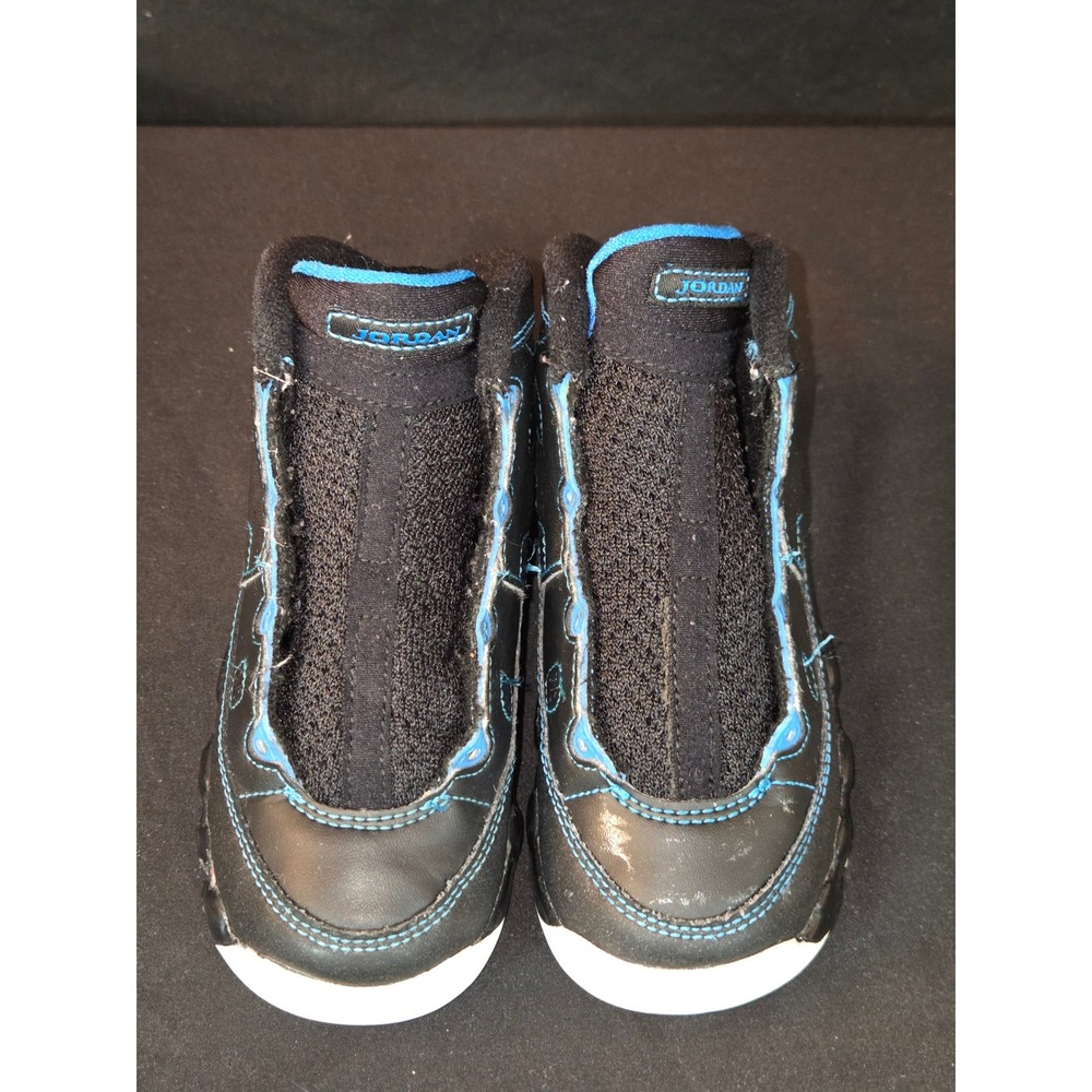 Air Jordan 9 Retro Black Blue Toddler Basketball Sneakers Shoes Size‎ 9C - Picture 2 of 10
